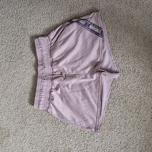 Pink Gymshark shorts